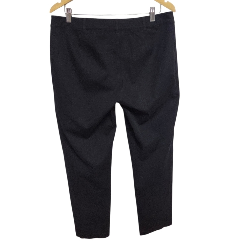 Eileen Fisher Organic Cotton Straight Leg Pants Black Size Small - Picture 3 of 8